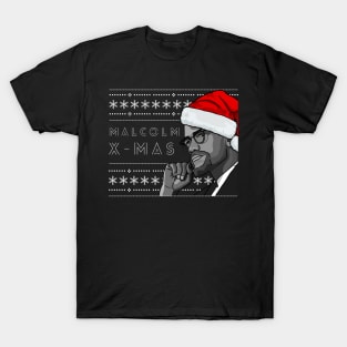 Holiday Sweater: Malcolm X-Mas T-Shirt